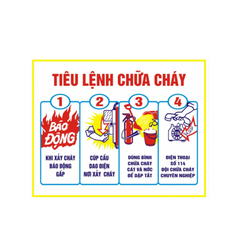 Bảng tiêu lệnh chữa cháy Hafico