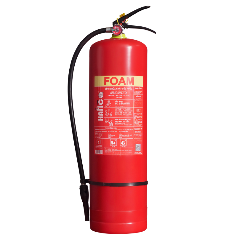 Bình chữa cháy bọt foam 9L Hafico