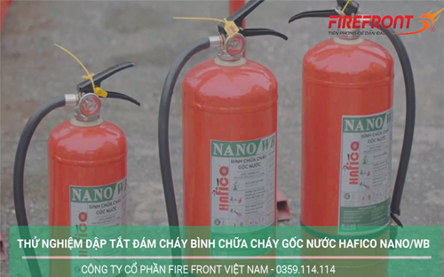 Bình chữa cháy gốc nước NANO/WB Hafico | Khả năng dập tắt đám cháy 6 in 1