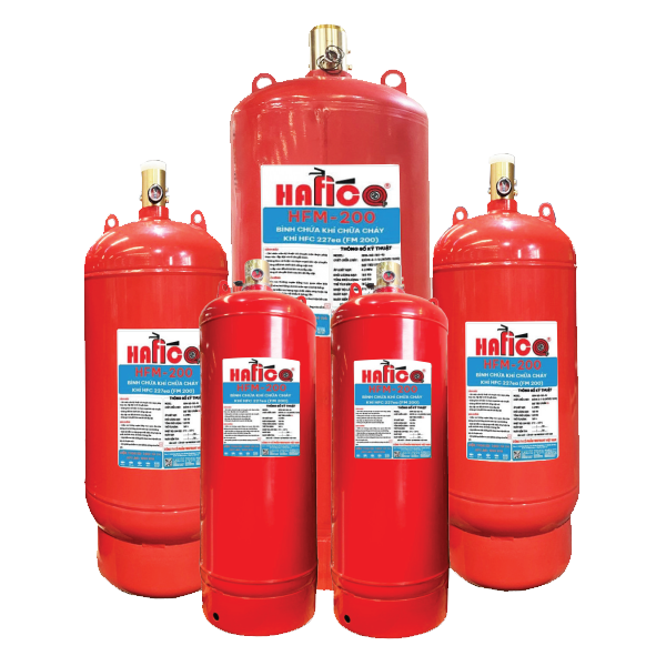 Bình chứa khí sạch Hafico HFC-227ea (FM-200) (Bình hàn)