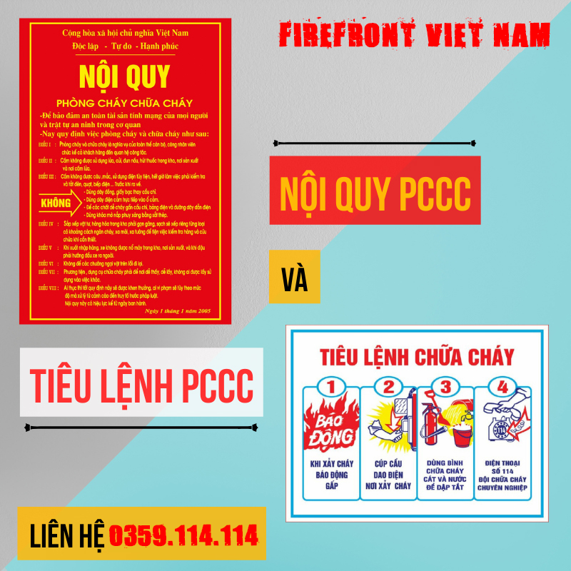 Bộ tiêu lệnh và nội quy PCCC Hafico