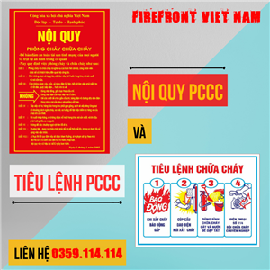 Bộ tiêu lệnh và nội quy PCCC Hafico