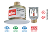Đầu phun Sprinkler Hafico âm trần có lắp che K5.6 DN15