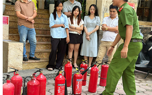 Bình chữa cháy HAFICO đồng hành cùng Chương trình huấn luyện nghiệp vụ PCCC&CNCH do Công an quận Thanh Xuân tổ chức